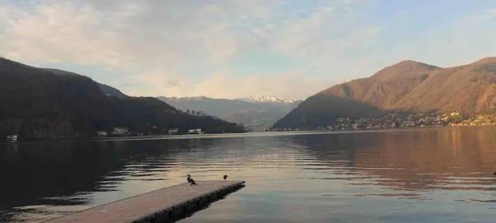 Rifugio Sul Lago Di Lugano A Porto Ceresio Buitenkant foto